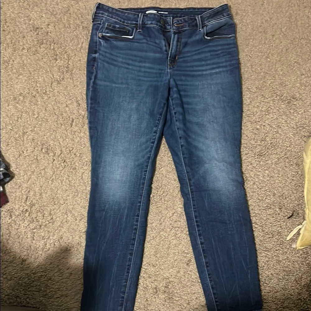 Women's Dark Blue Jeans